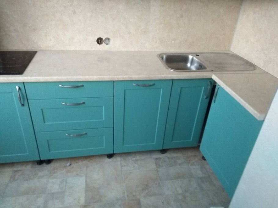 Базис кухня бирюза Антарес