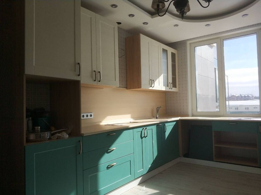 Кухня Базис Николь фисташка