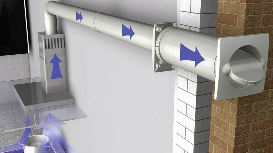 Труба ф150 с утеплителем для вытяжки через стену