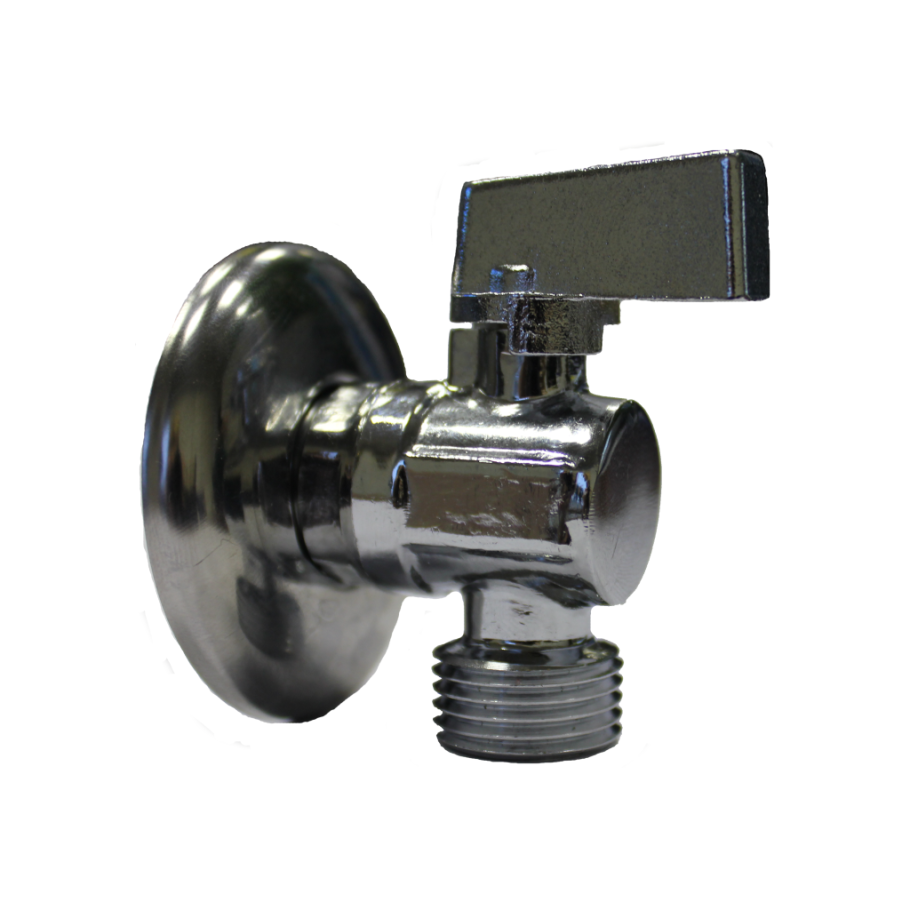 Кран шаровый угловой 1/2" х3/4" aqualink