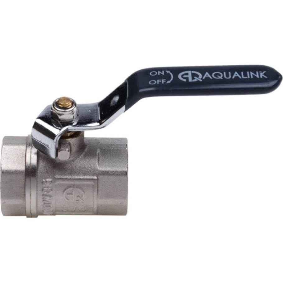 Кран шаровой для газа 1/2" в/в ручка (aqualink 120/10)