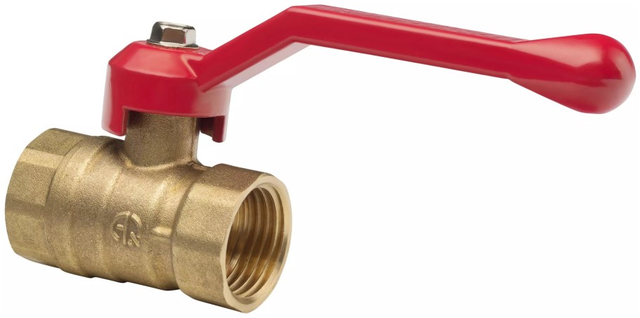 Кран шаровый Вн./Вн. 1" (Рычаг) никель ГАЛЛОП