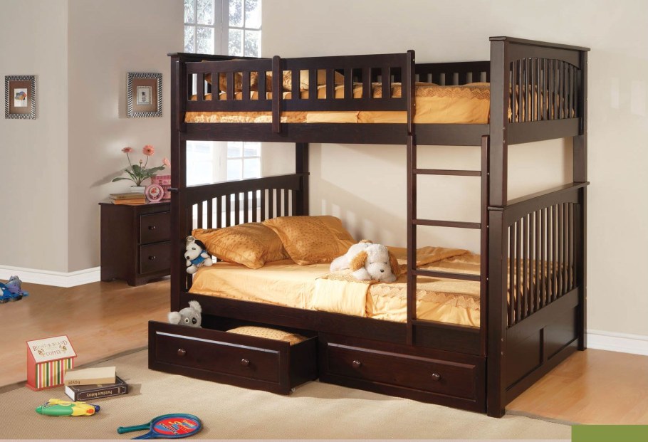 Кровать 2 в 1 трансформер двухъярусная