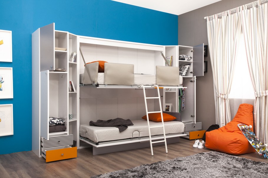 Смарт кровать двухъярусная