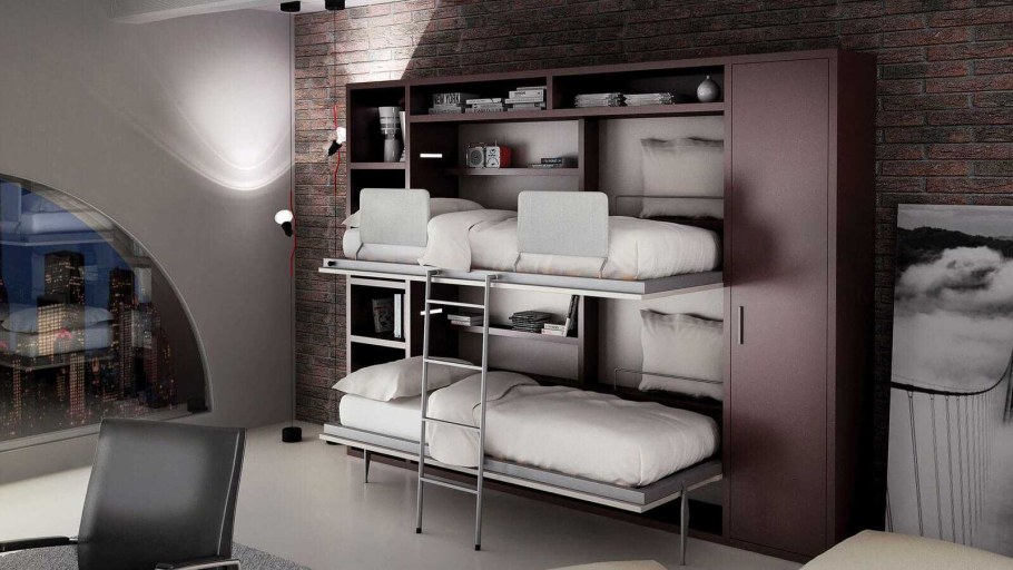 Кровать второй ярус откидная