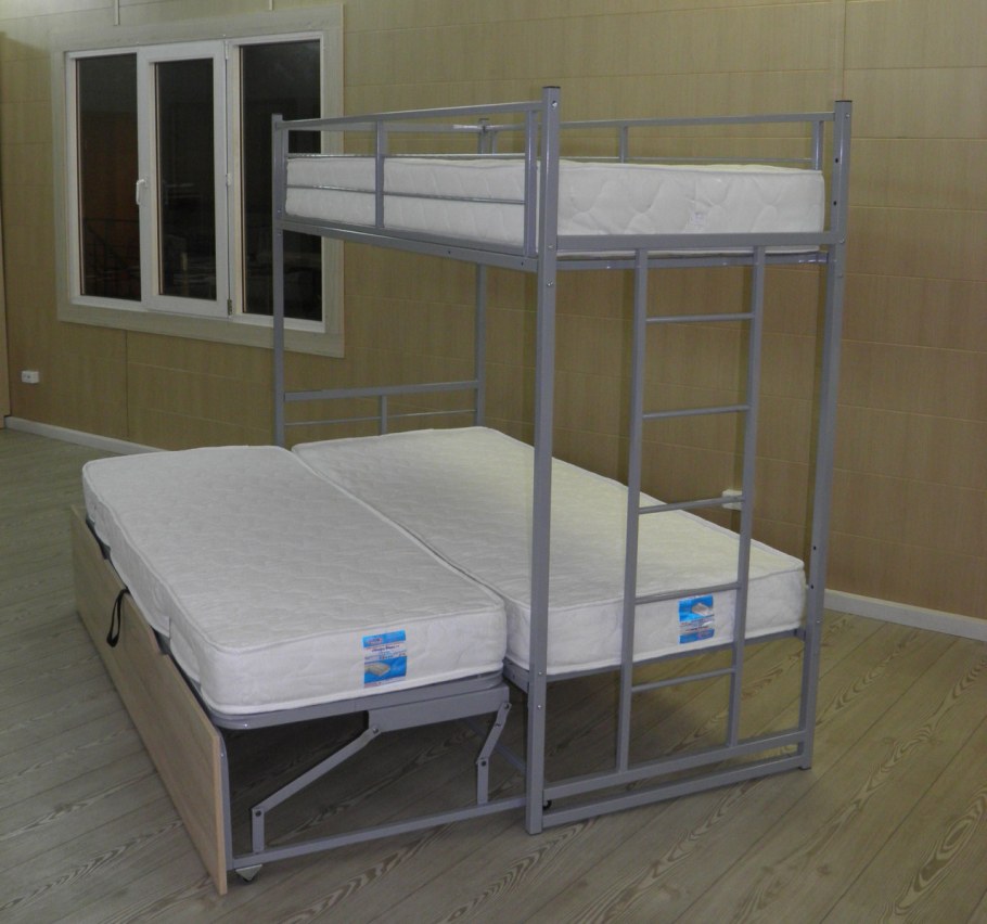 Кровать трансформер трехспальная