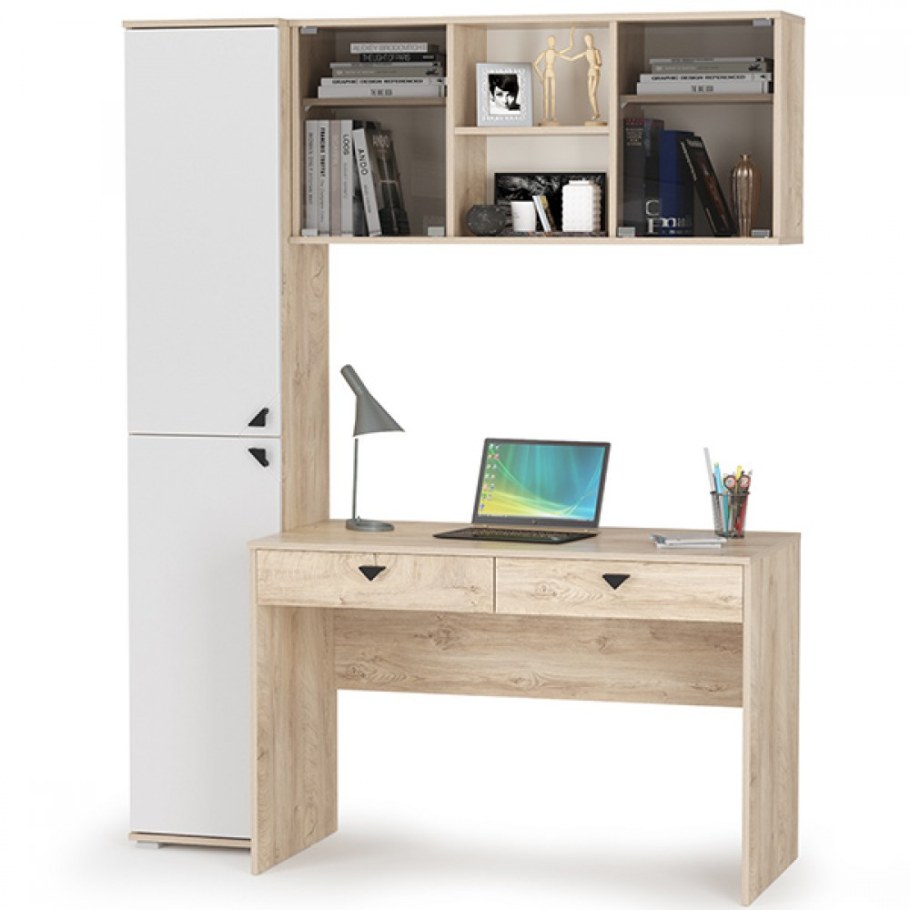 Бостон стол компьютерный 12.69 (дуб Эндгрейн элег.)