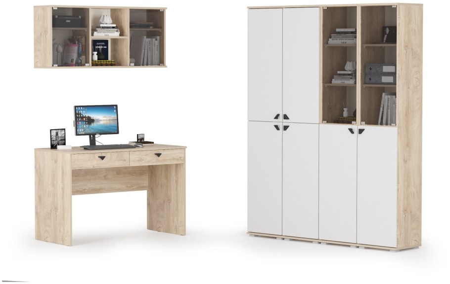 Бостон комод 13.115 дуб Эндгрейн элег Милк Рикамо софт ZB 00 3810-2 ПВХ