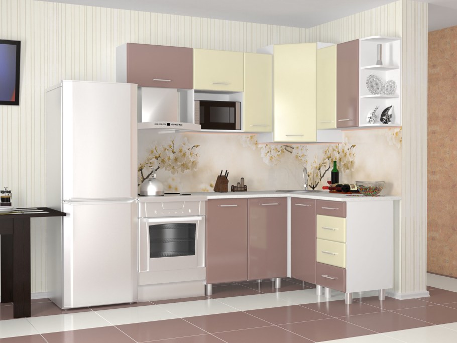 Кухня Валерия капучино ваниль