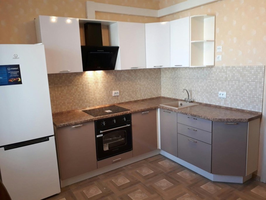 Кухонный гарнитур Ксения ваниль шоколад