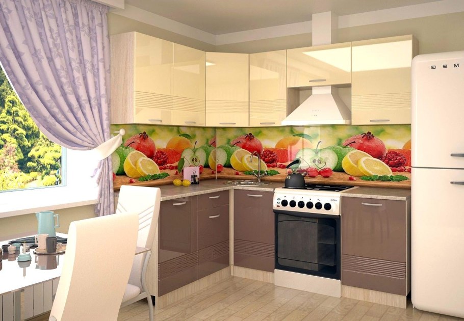 Кухня Валерия капучино ваниль