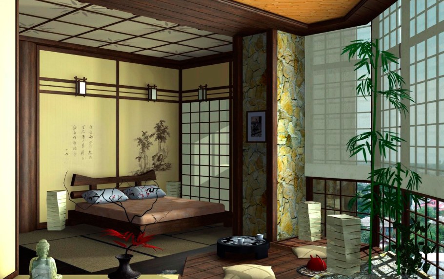 Японскийстиль в сапльне