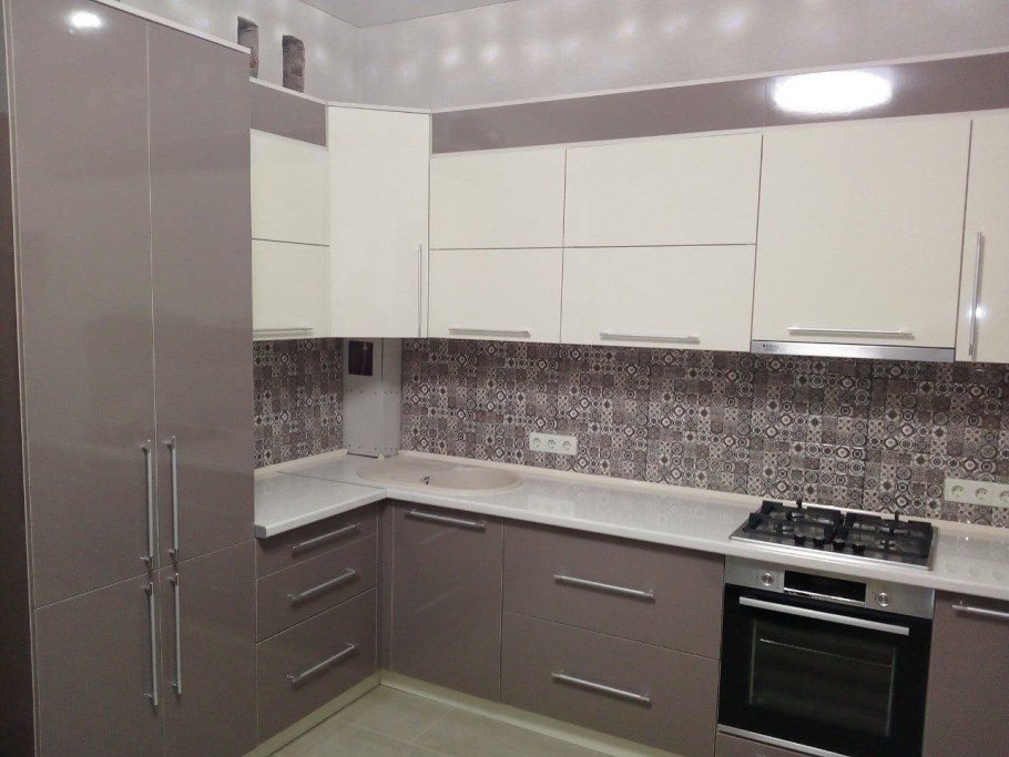 Кухня ваниль и капучино