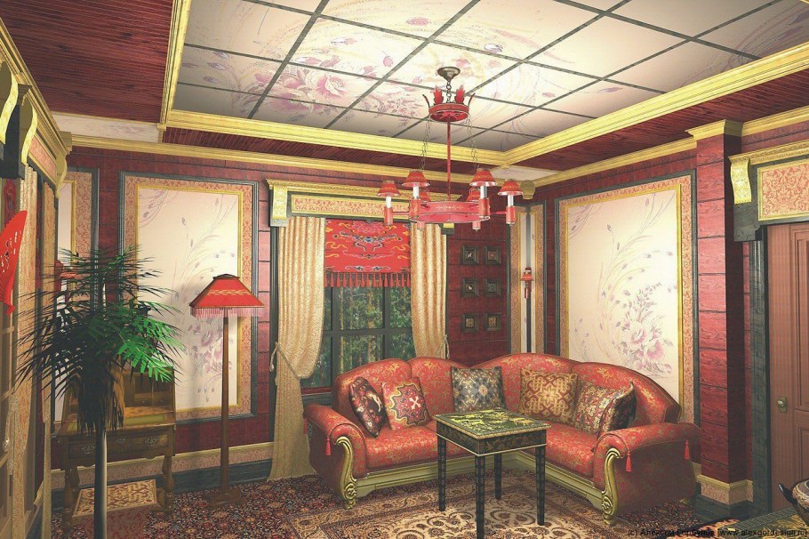 Кабинет в китайском стиле