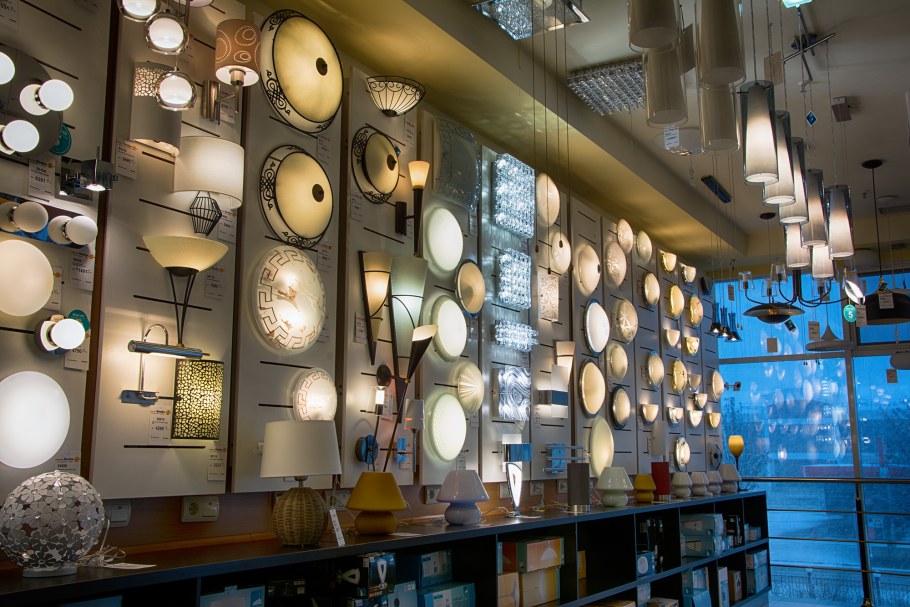 Светильники для витрин