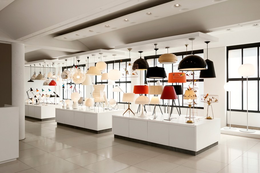 Интерьер магазина светильников
