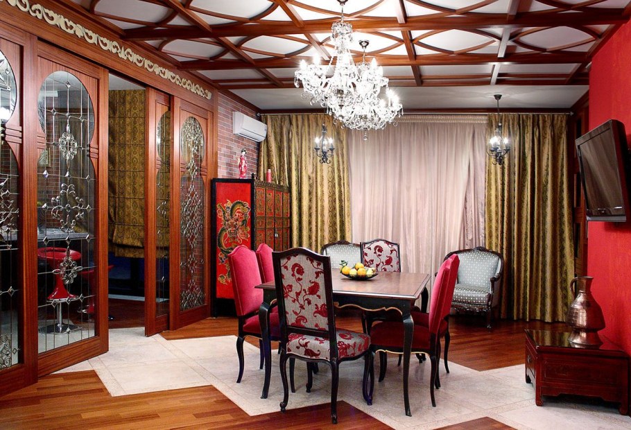 Перегородка в стиле этно