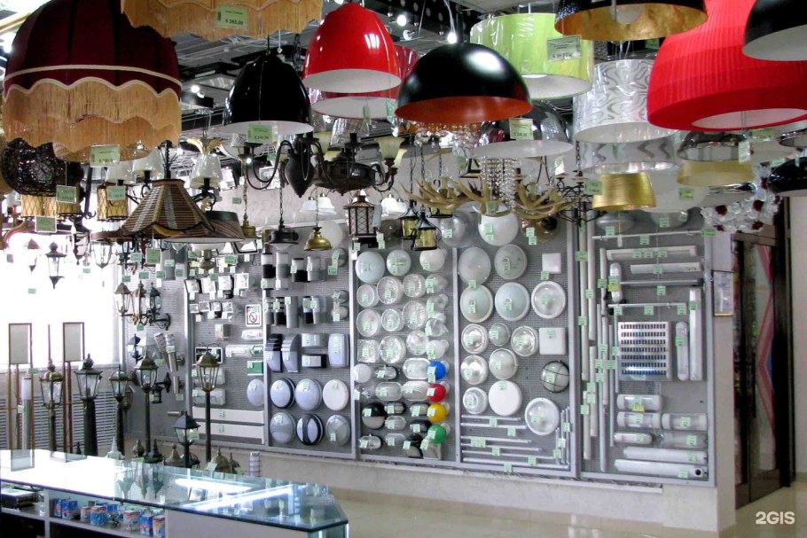 Витрина магазина электротоваров