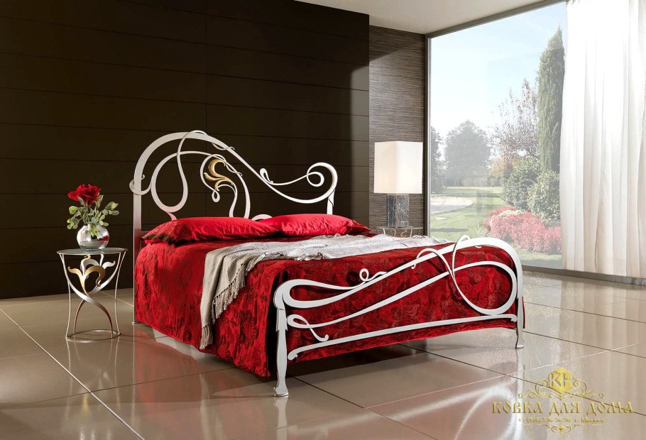 Кованые кровати двуспальные 1800х2000