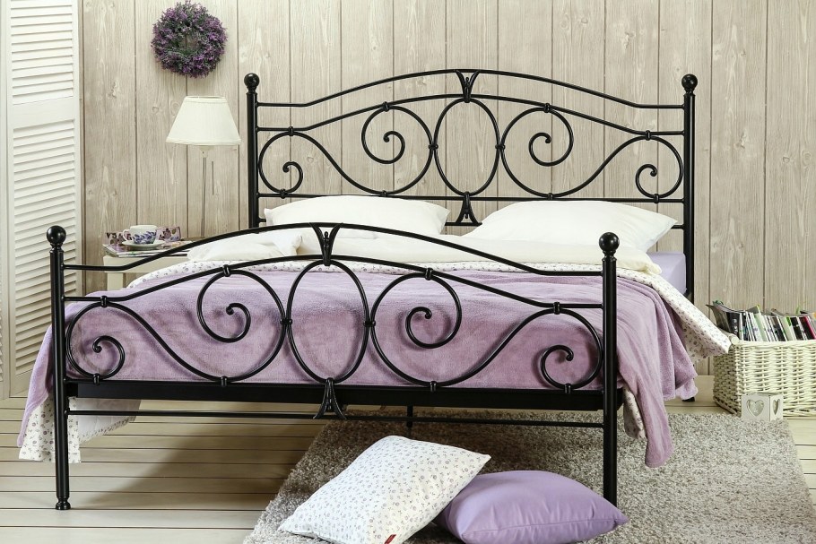 Металлическая кровать 140х200 аристо