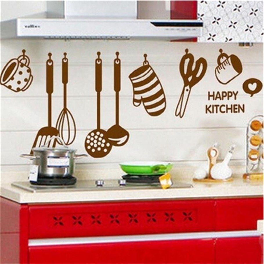 Наклейки на стену на кухню