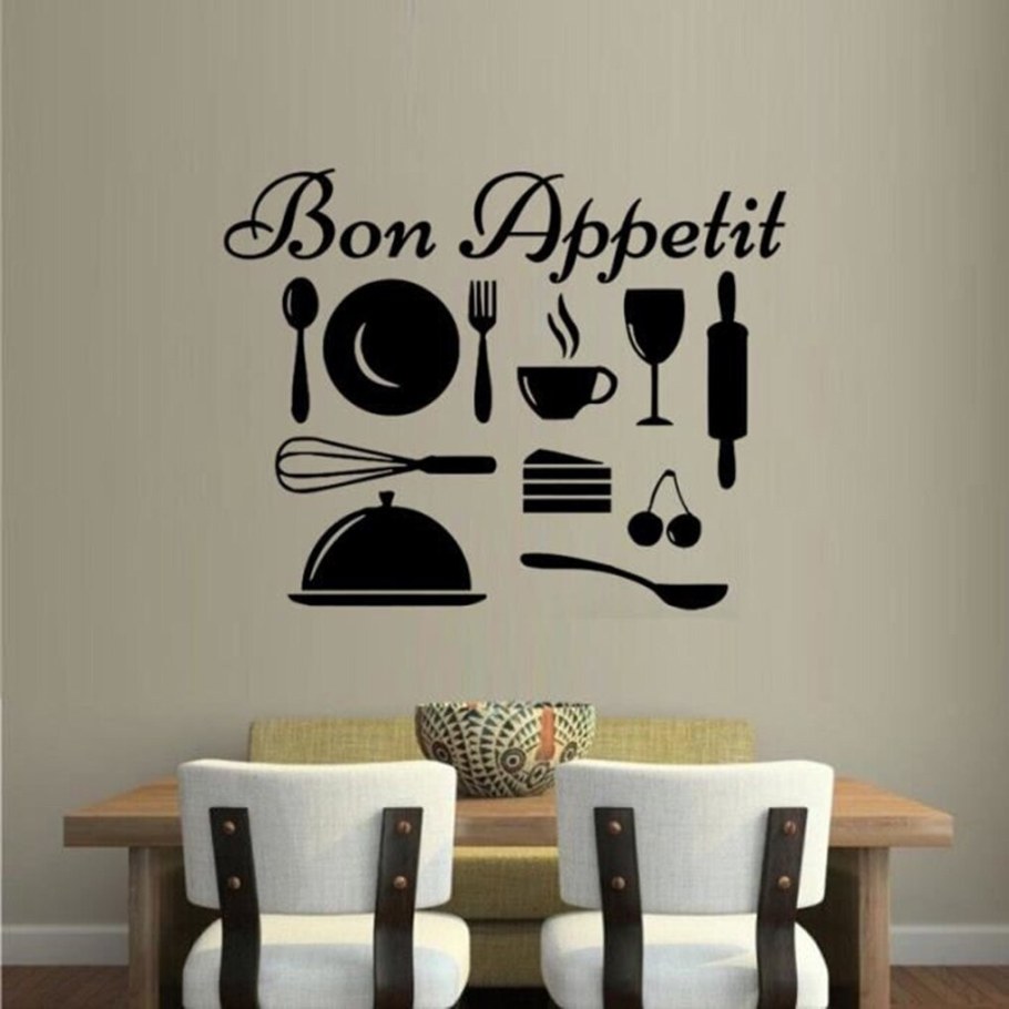 Наклейки на стену на кухню