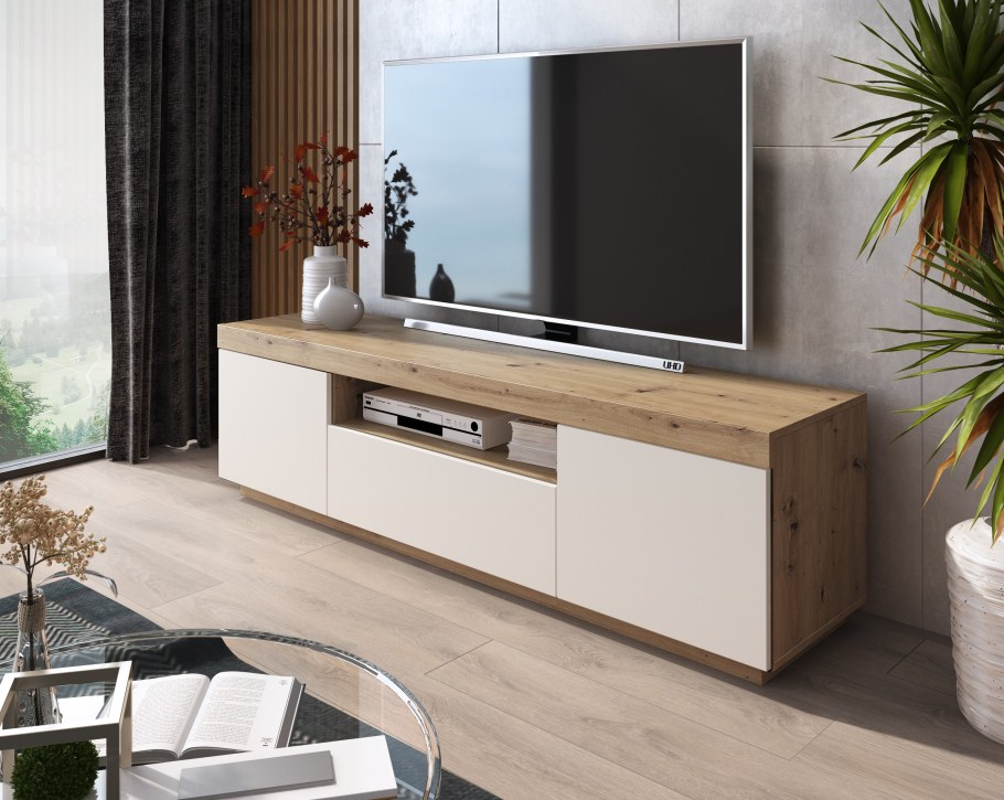 Тумба под ТВ дуб Вотан