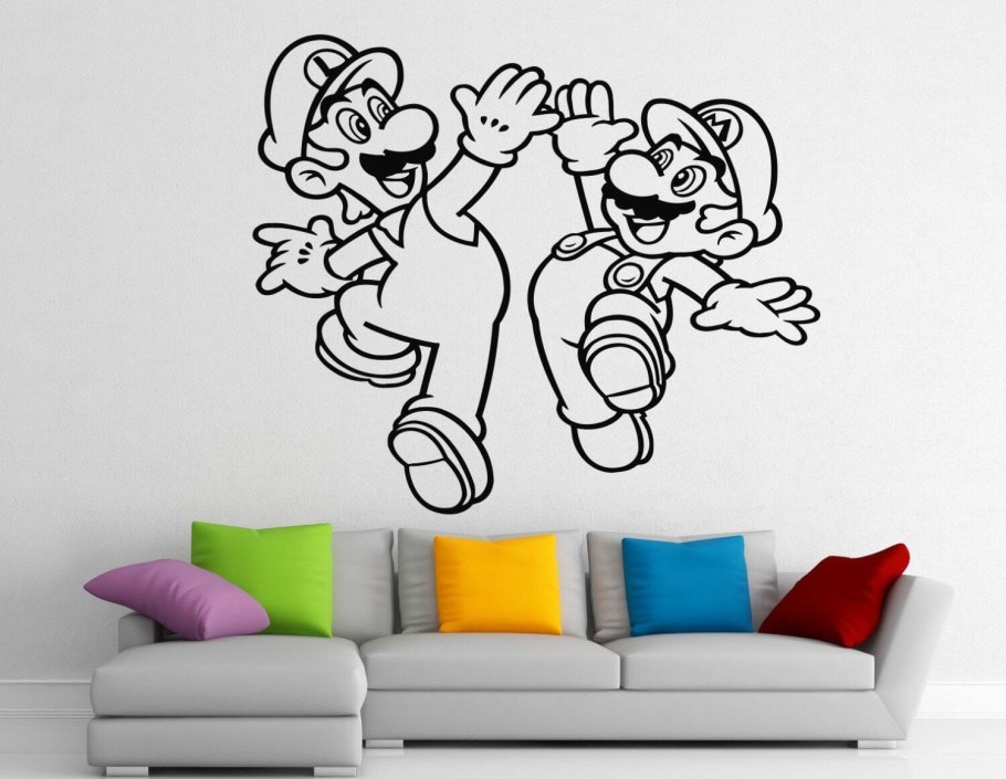 Улыбки интерьерная наклейка