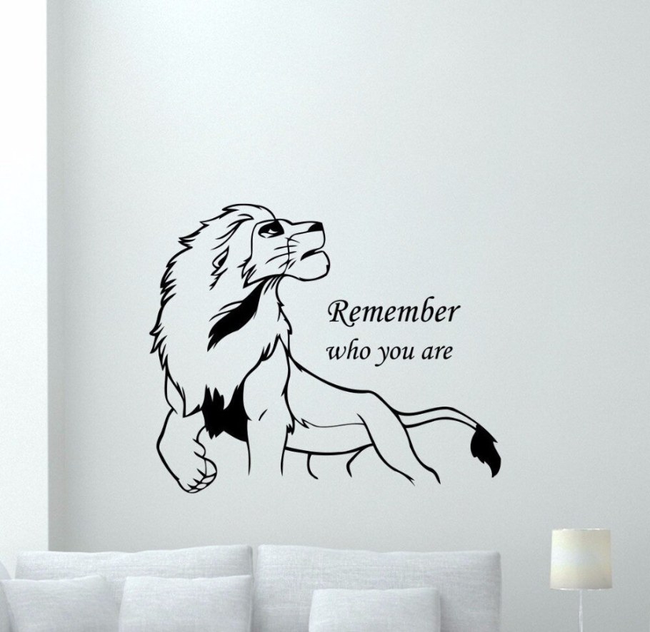 Стикеры на стену львы