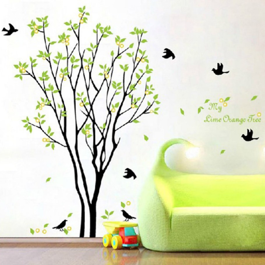 Наклейки на стену