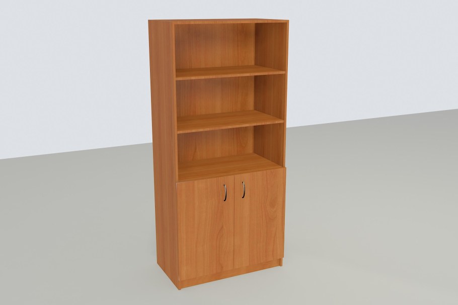 Шкаф офисный со стеклом, 755×376×2000 шл18