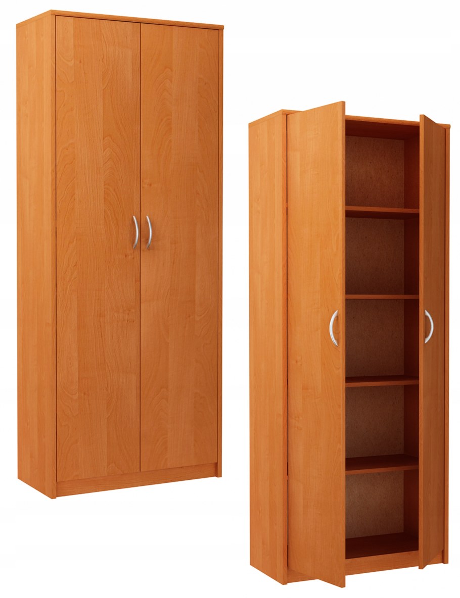 Стеллаж закрытый Альфа 61 531 ольха