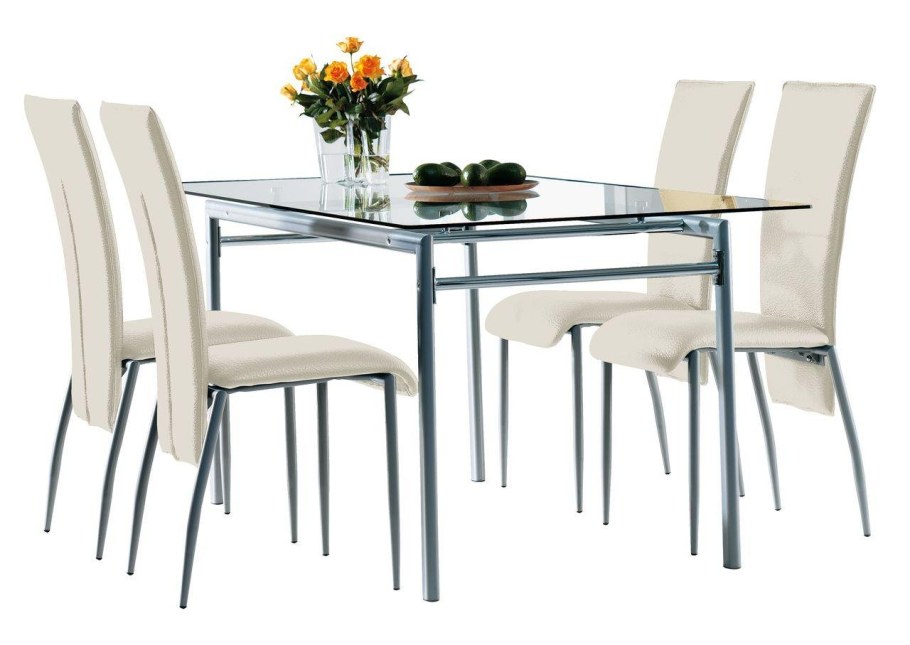 Обеденная группа для кухни со стеклянным столом