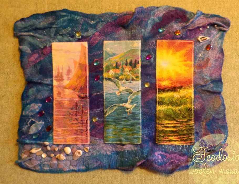 Панно из валяной шерсти