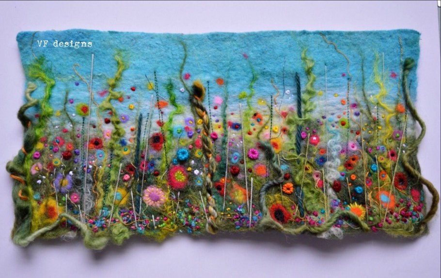 Валяное панно