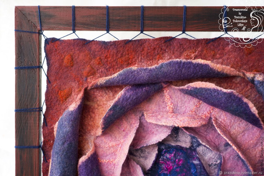 Войлок в интерьерных панно