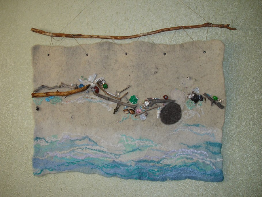 Валяние из шерсти на морскую тематику