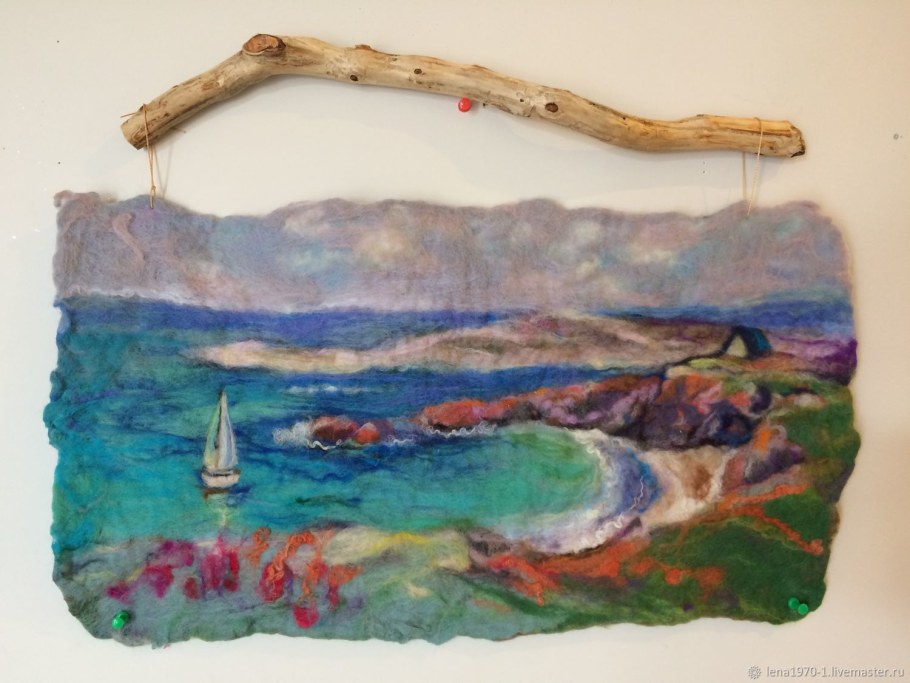 Панно валяние из шерсти