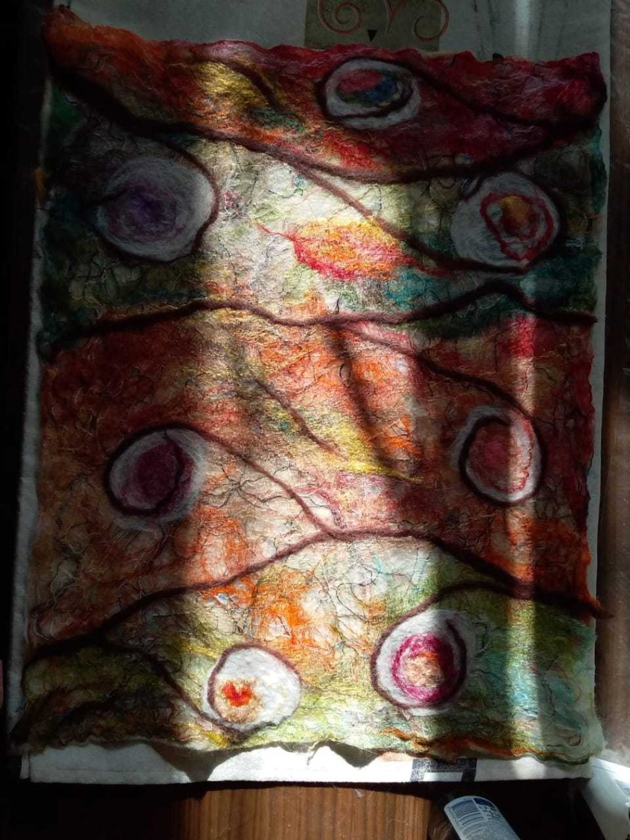 Войлочные панно в интерьере