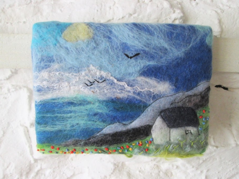 Панно валяние из шерсти