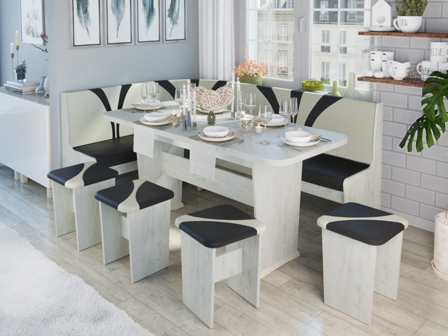 Обеденная зона дуб венге