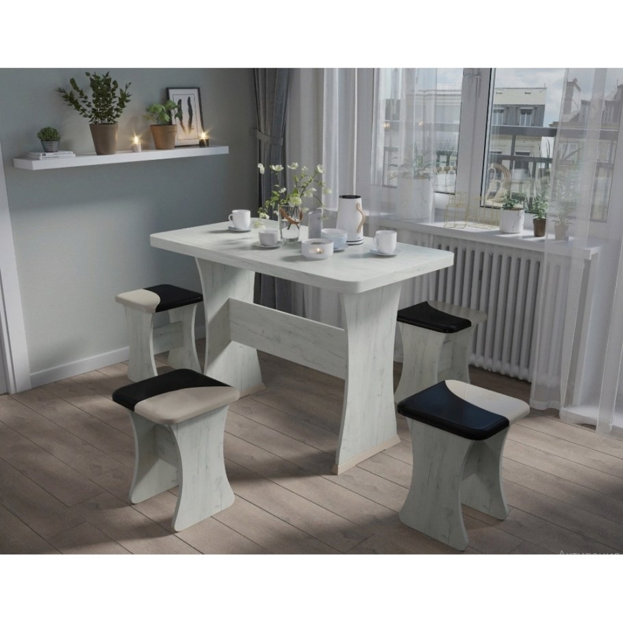 Титул обеденная группа ольха/Брауни латте