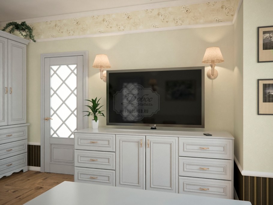 Тумбы для гостиной в стиле Прованс