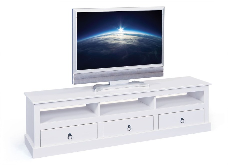 Тумба под ТВ Прованс белая