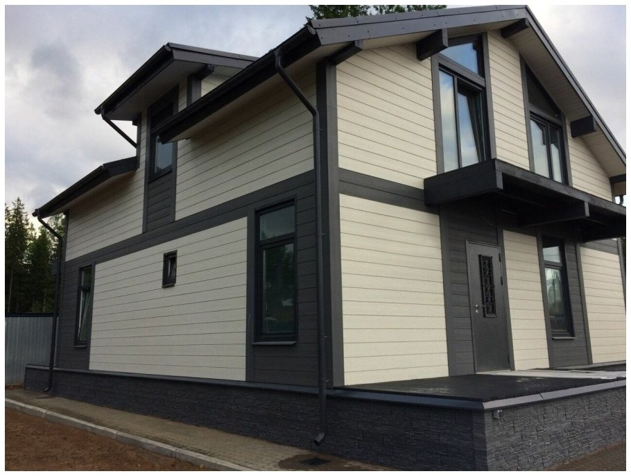 Дом обшитый сайдингом