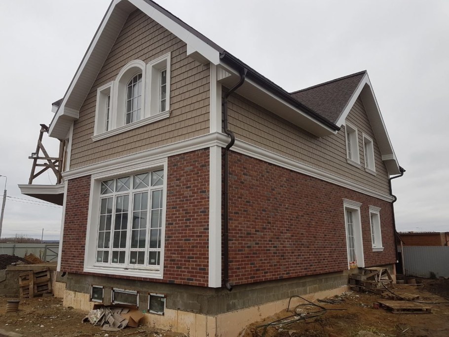 Сайдинг для наружной отделки комбинированный