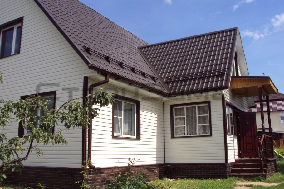 Дом отделанный сайдингом