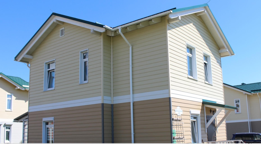 Сайдинг фасадный пластиковый цвета