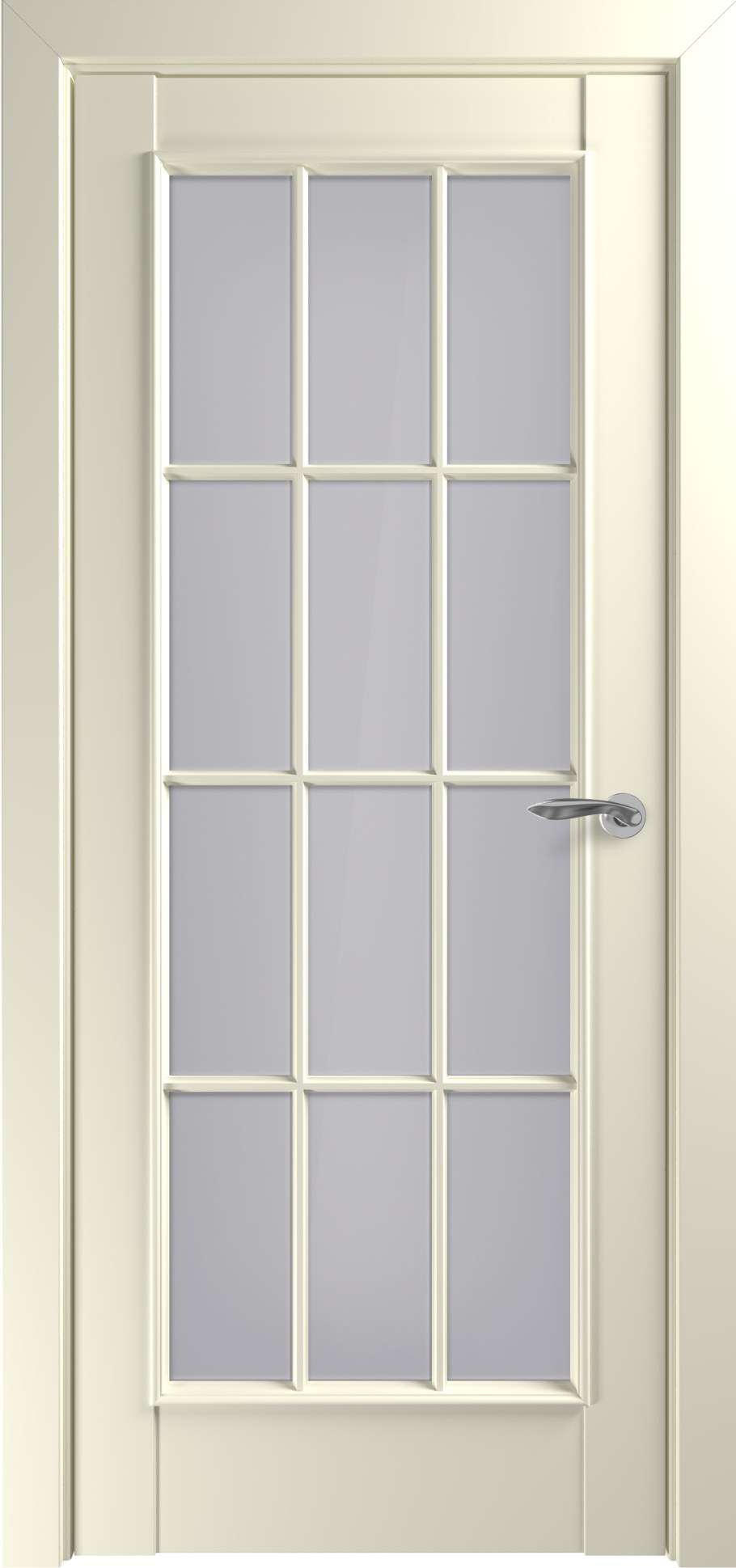 Дверное полотно Турин Classic дверь ПГ 800 (матовый кремовый)