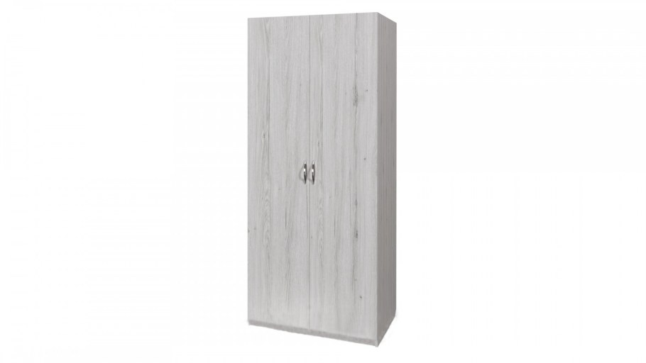 Шкаф Ромео 2-х дверный 900х600х2345мм белый ЛДСП/МДФ